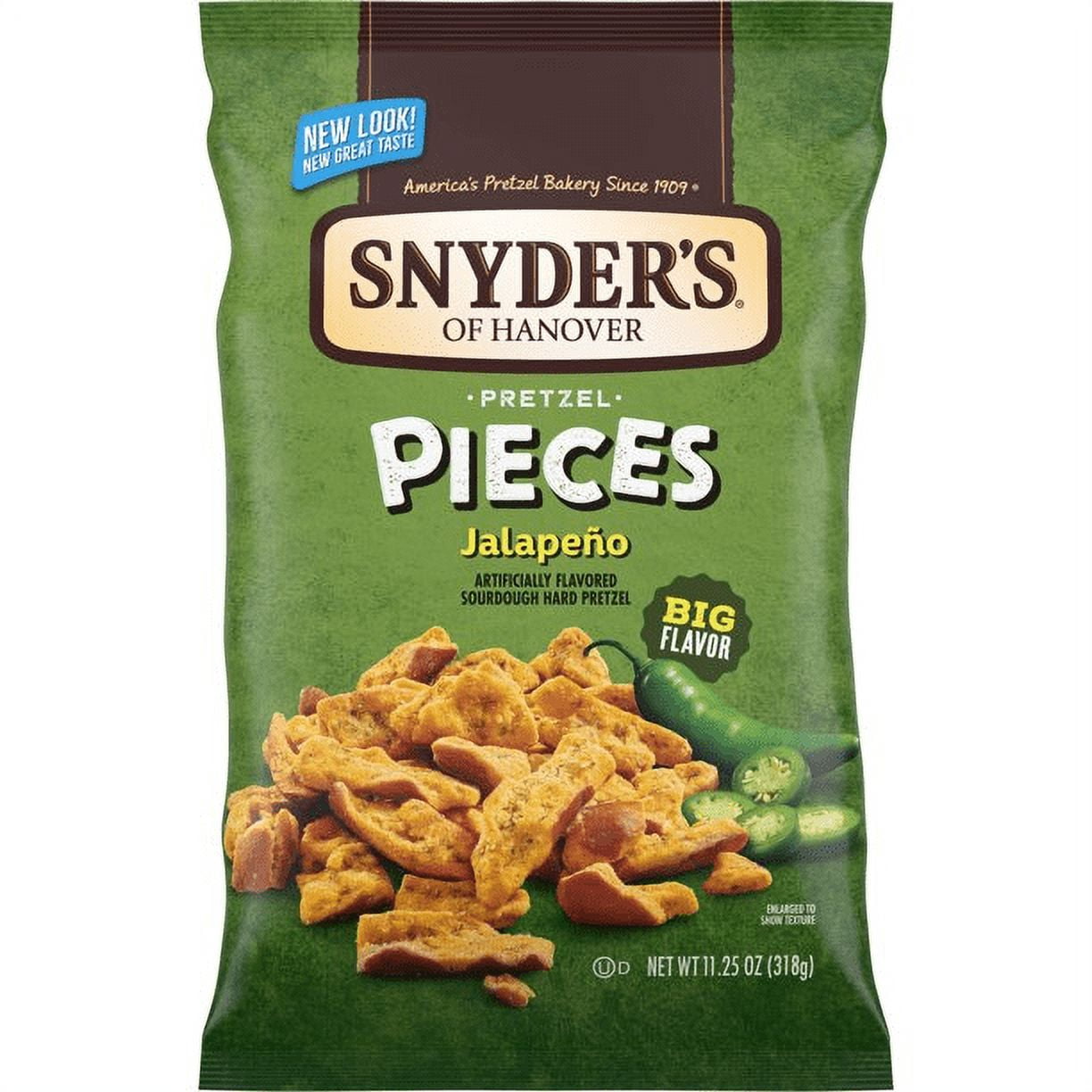 Snyder's of Hanover Garlic Parmesan Flavored Pretzel Pieces- 4-Pack 11.25 oz. Bags