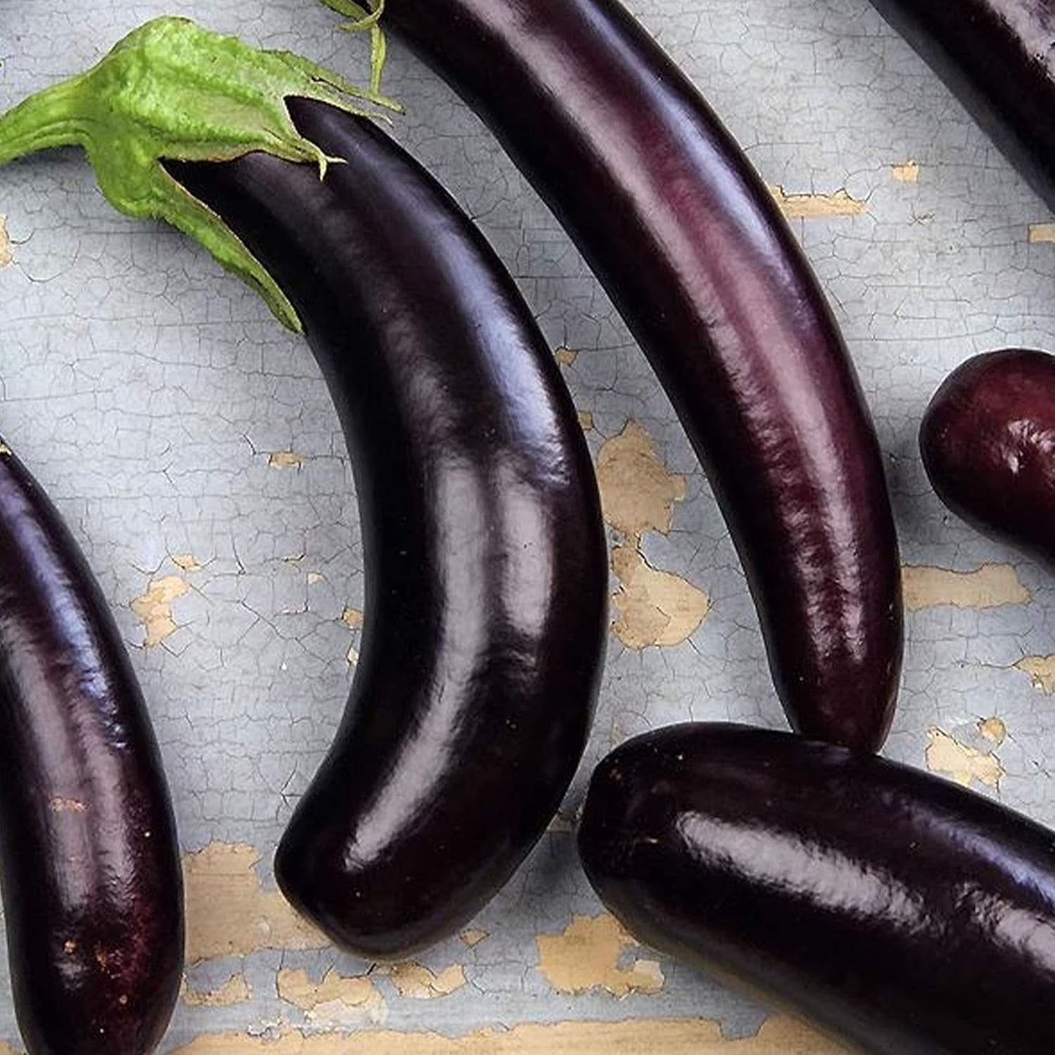 Little Finger Purple Eggplant Seeds - 250 Mg Packet ~55 Seeds