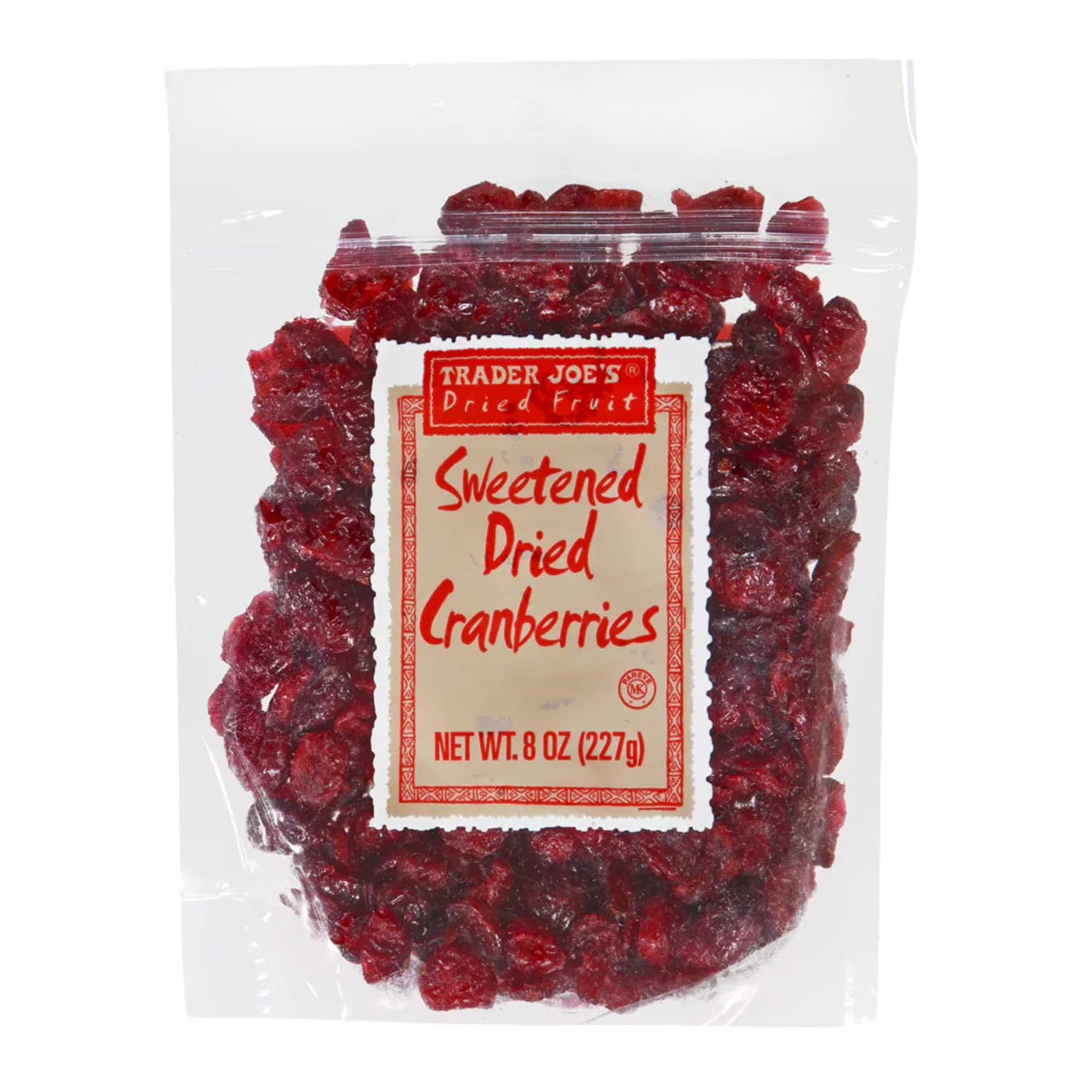 Sweetened Dried Cranberries 8 Oz