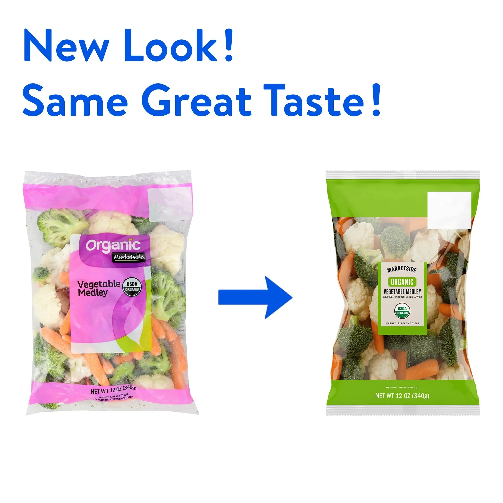 Fresh Marketside Organic Vegetable Medley, 12 oz