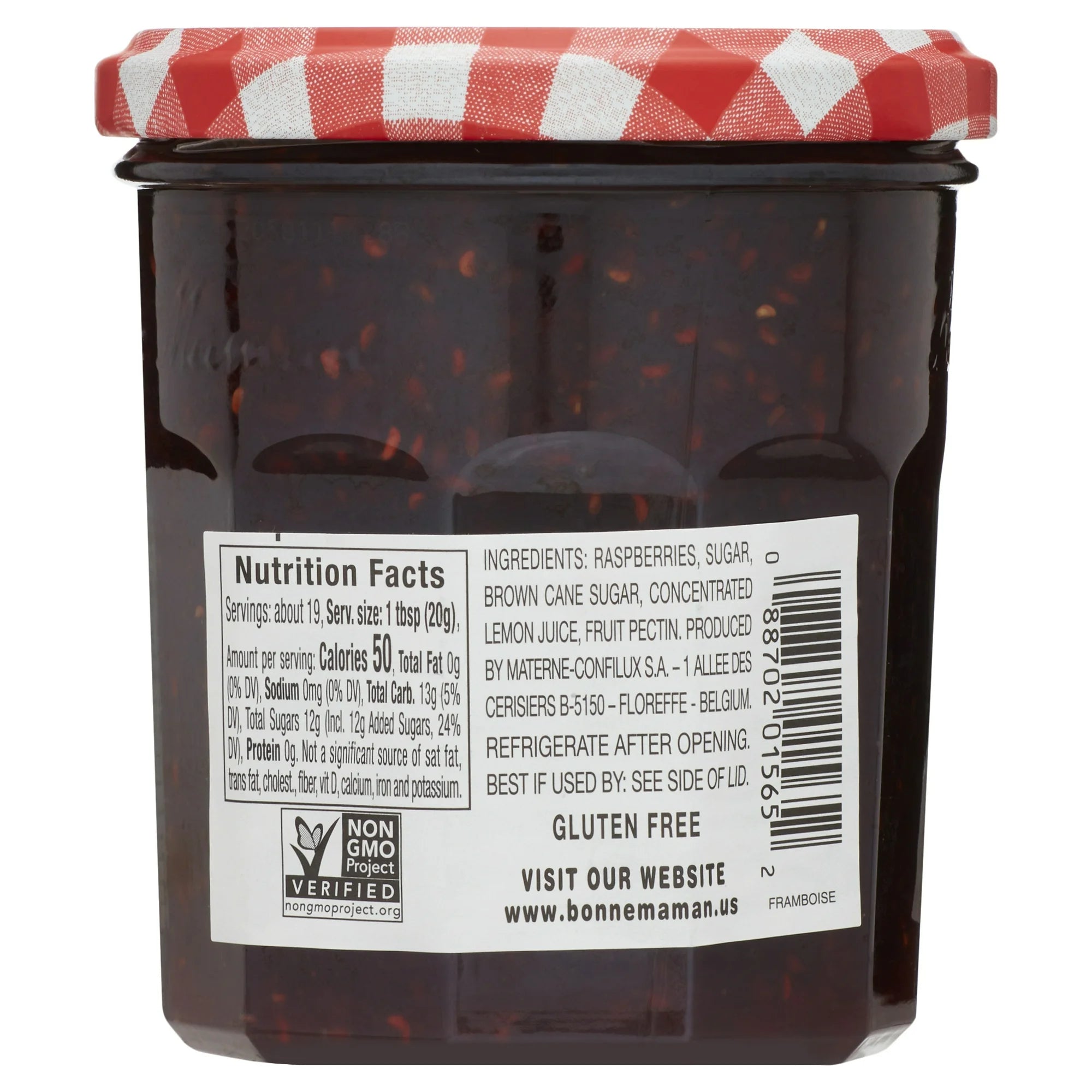 Bonne Maman Raspberry Preserves 13 oz