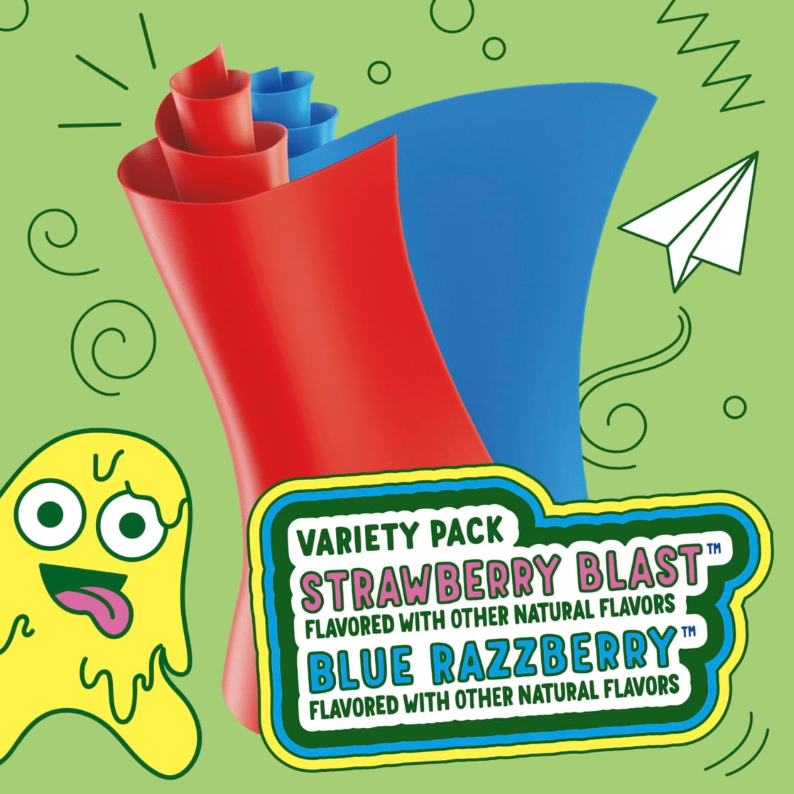 Fruit Roll-Ups Fruit Flavored Snacks, Gluten Free, Variety Pack, 30 Count, 15 oz