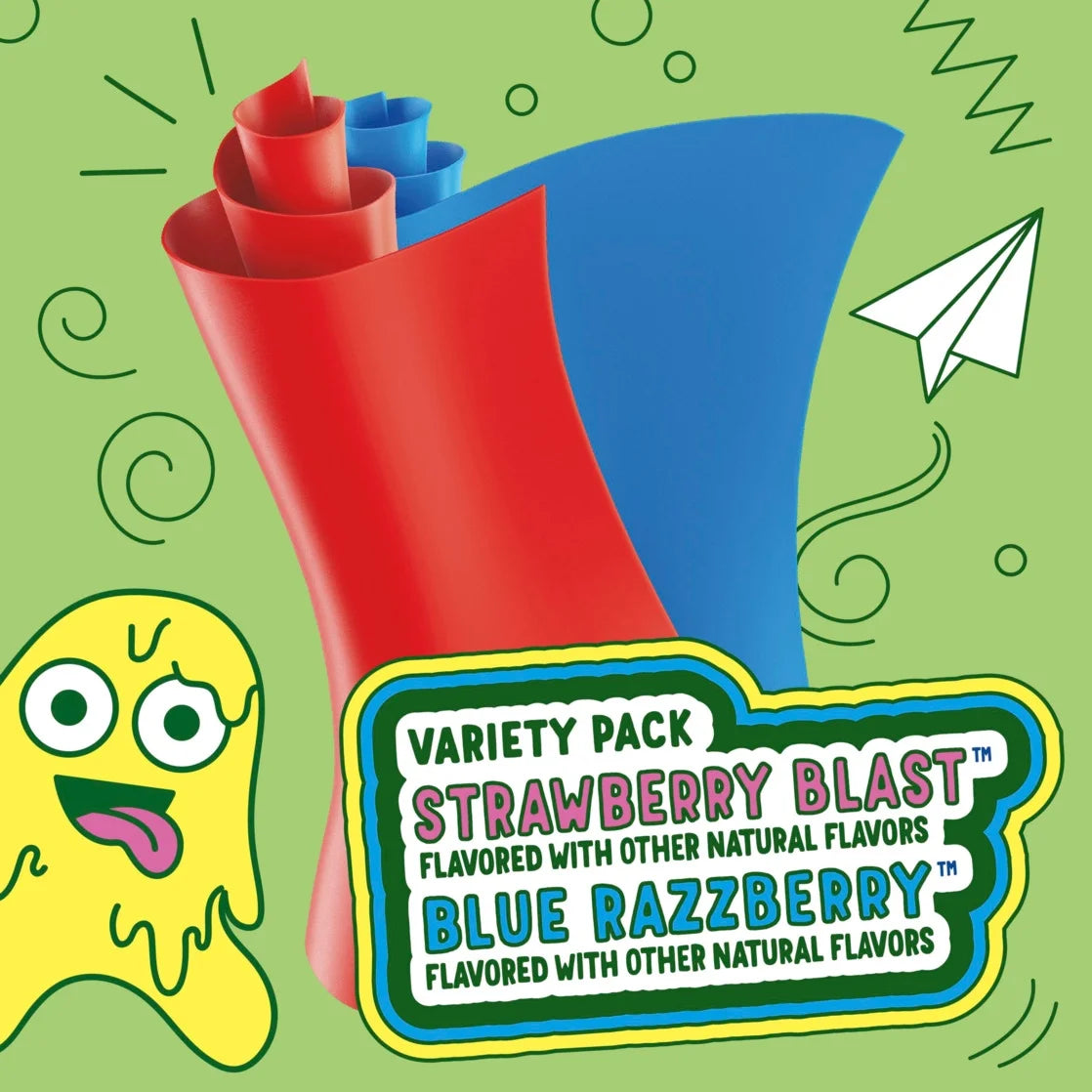 Fruit Roll-Ups Fruit Flavored Snacks, Gluten Free, Variety Pack, 30 Count, 15 oz