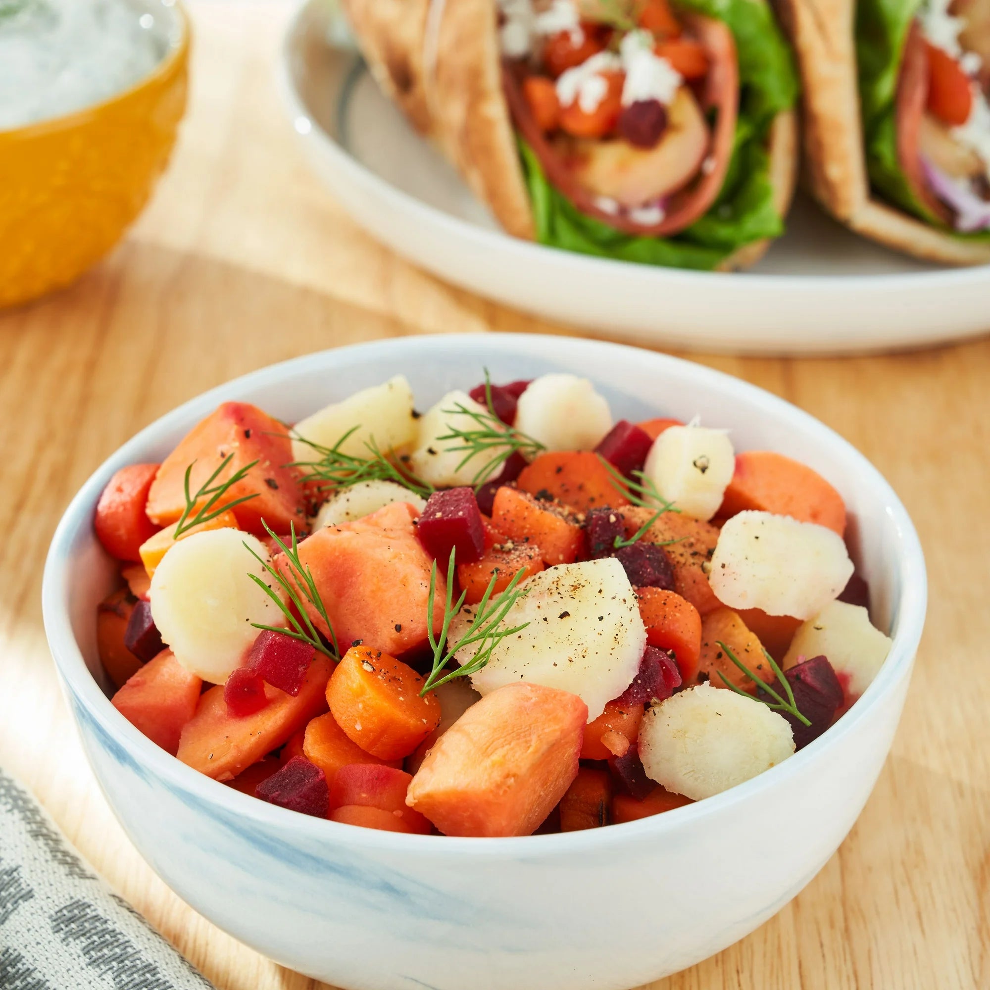 Great Value Frozen Root Blend With Beets, Carrots, Parsnips, and Sweet Potatoes, 20 oz (Frozen Bag)