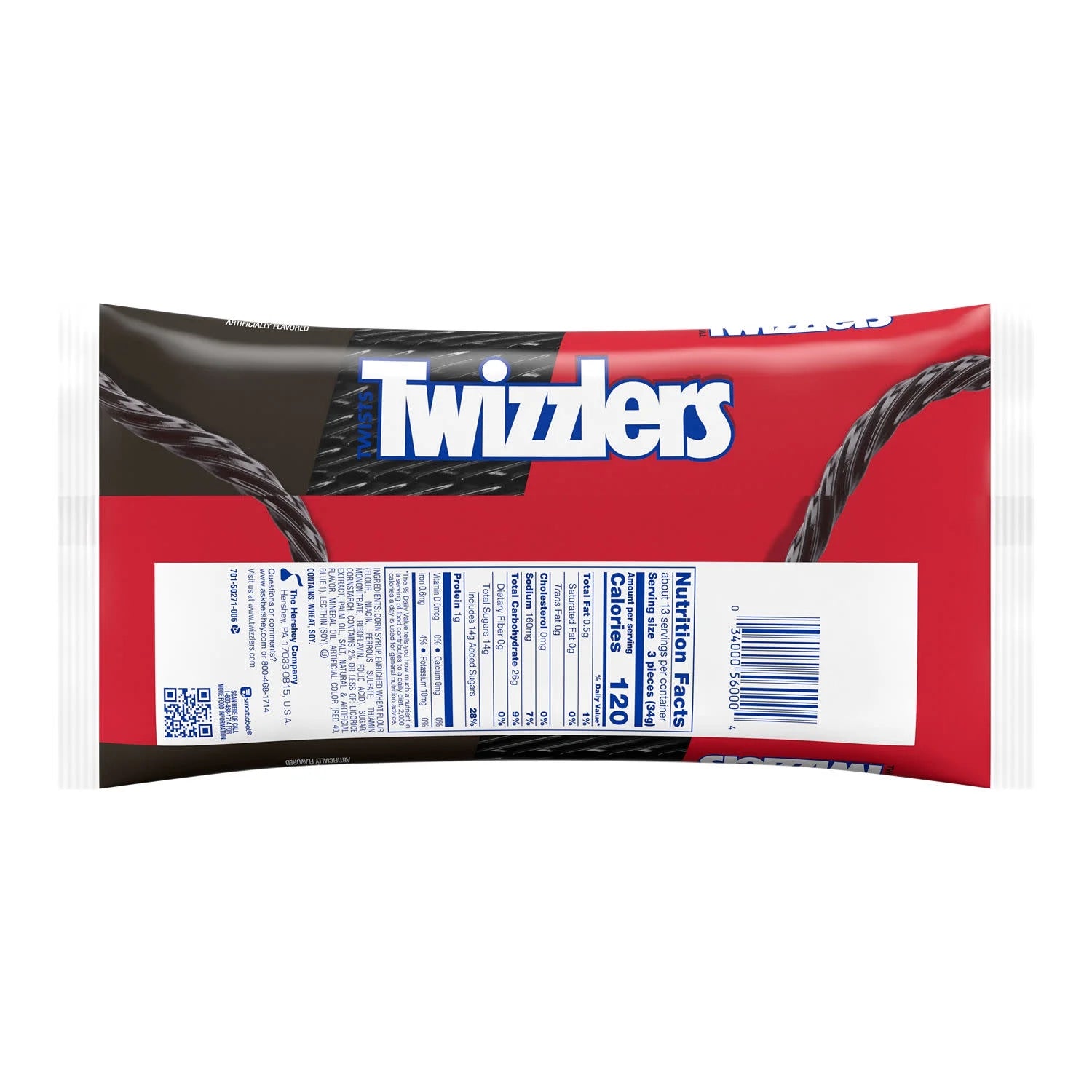 Twizzlers Twists Licorice Flavored Licorice Style Candy, Bag 16 oz