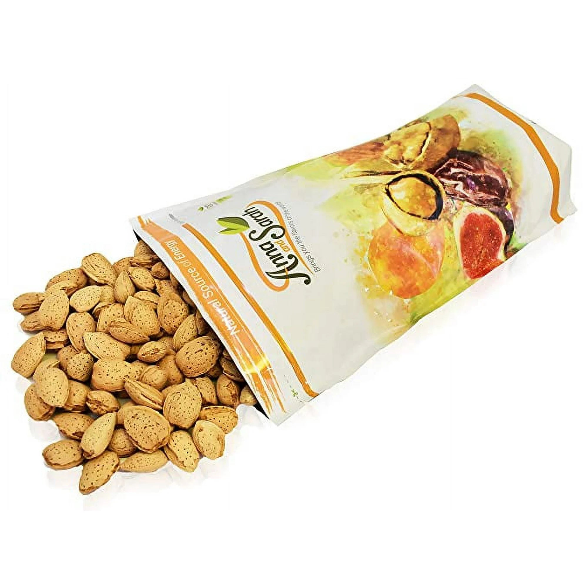 Anna and Sarah Almonds In Shell, Raw, Natural, Whole, Jumbo California Almonds, in Resealable Bag, 4 Lbs
