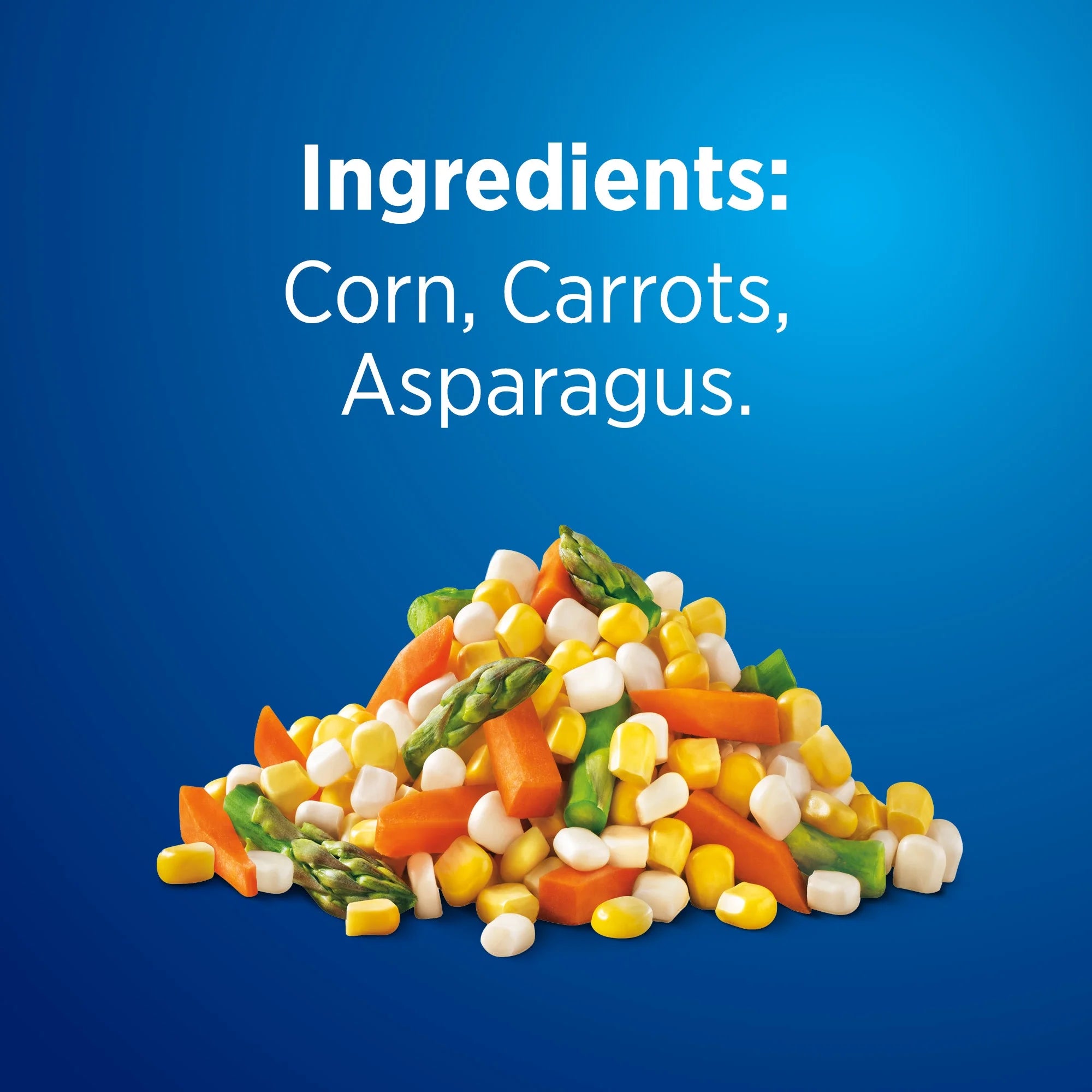 Birds Eye Steamfresh Corn, Carrots & Asparagus Mixed Vegetables, Frozen Vegetables, 10.8 oz. Bag