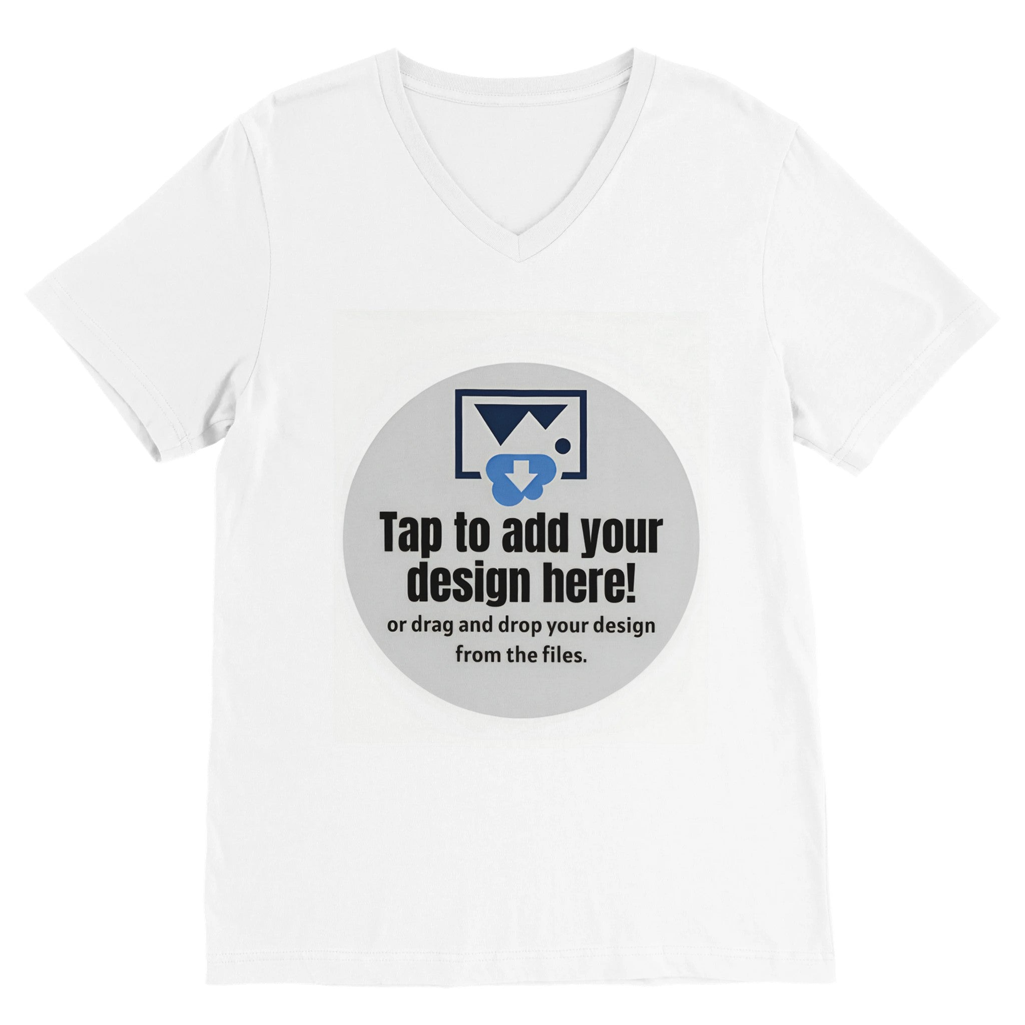 Premium Unisex V-Neck T-shirt