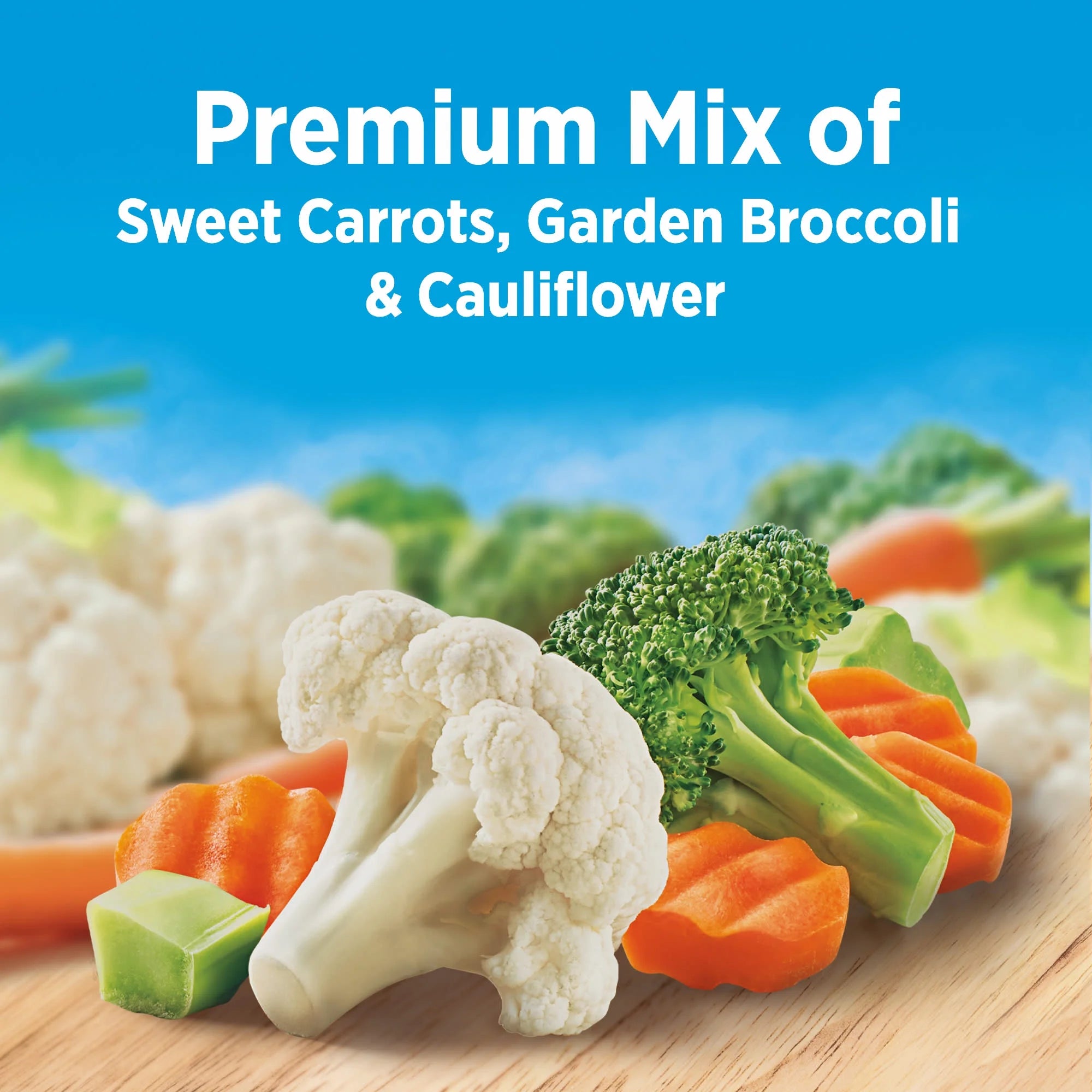 Birds Eye California Blend with Carrots, Broccoli, Cauliflower, Frozen Vegetables, 60 oz. Bag