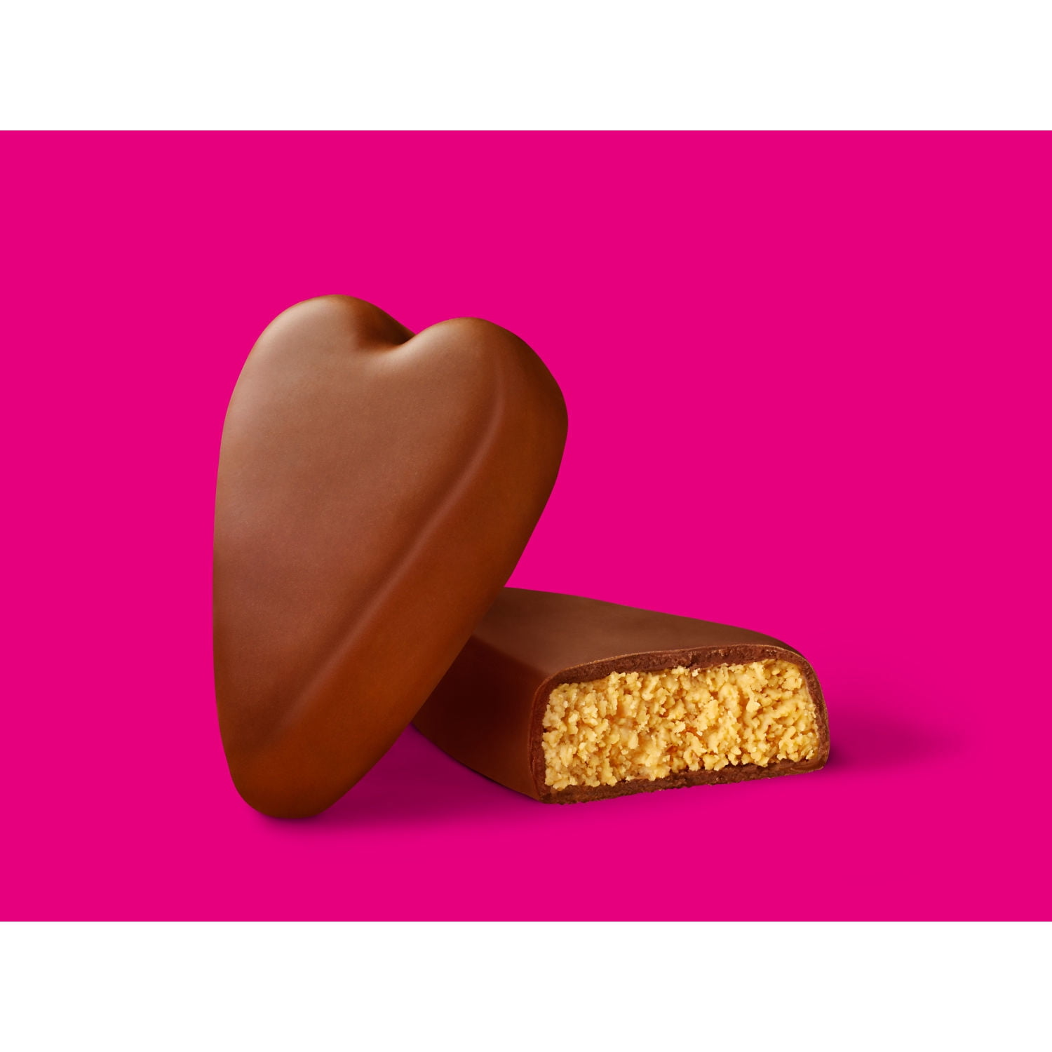 REESE'S Milk Chocolate Snack Size Peanut Butter Hearts, Valentine's Candy Bag, 36 oz (60 Pieces)