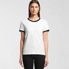 Customize Your Design Or Add Your Logo Here Women Ringer tees