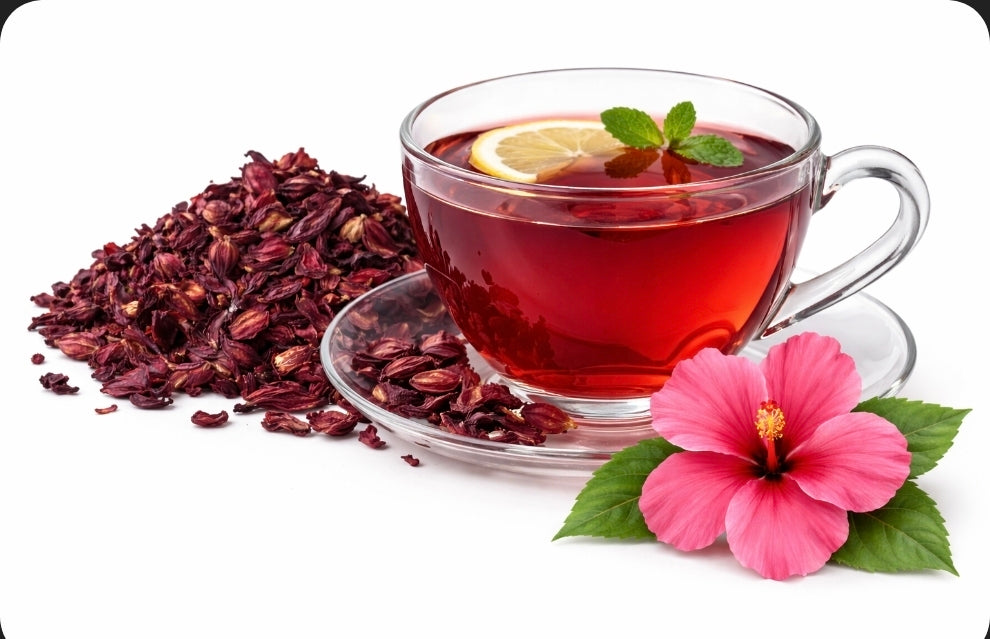 Dried hibiscus leaves (culinary grade)