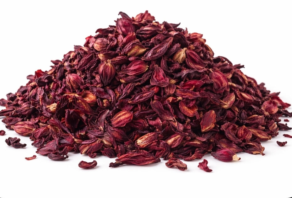 Dried hibiscus leaves (culinary grade)