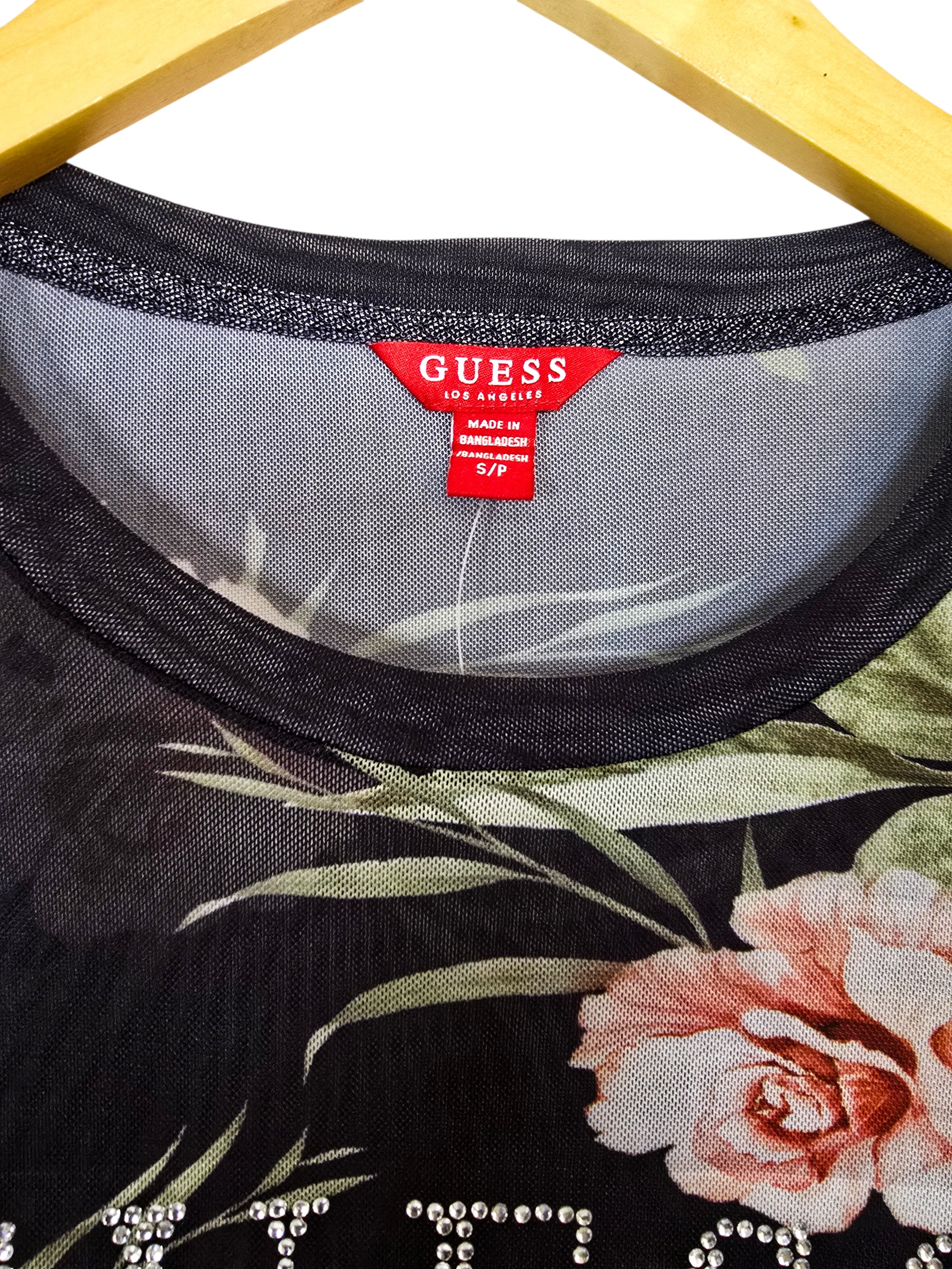 Summer Multi Rose lightweight sheer fabric Top For Casual styling and special occasions