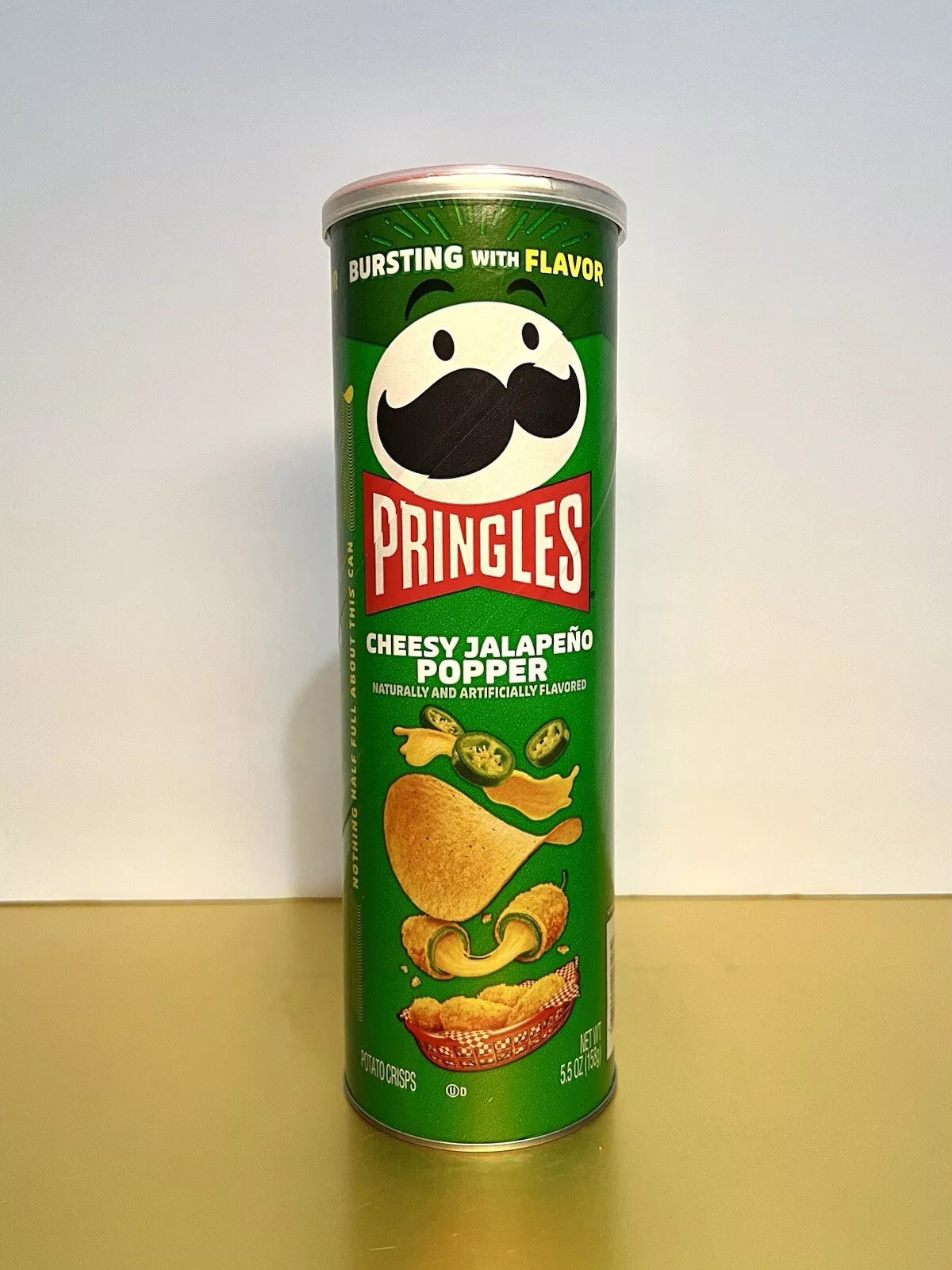 Pringles Cheesy Jalapeño Popper Potato Chips – Limited Edition 5.5 oz