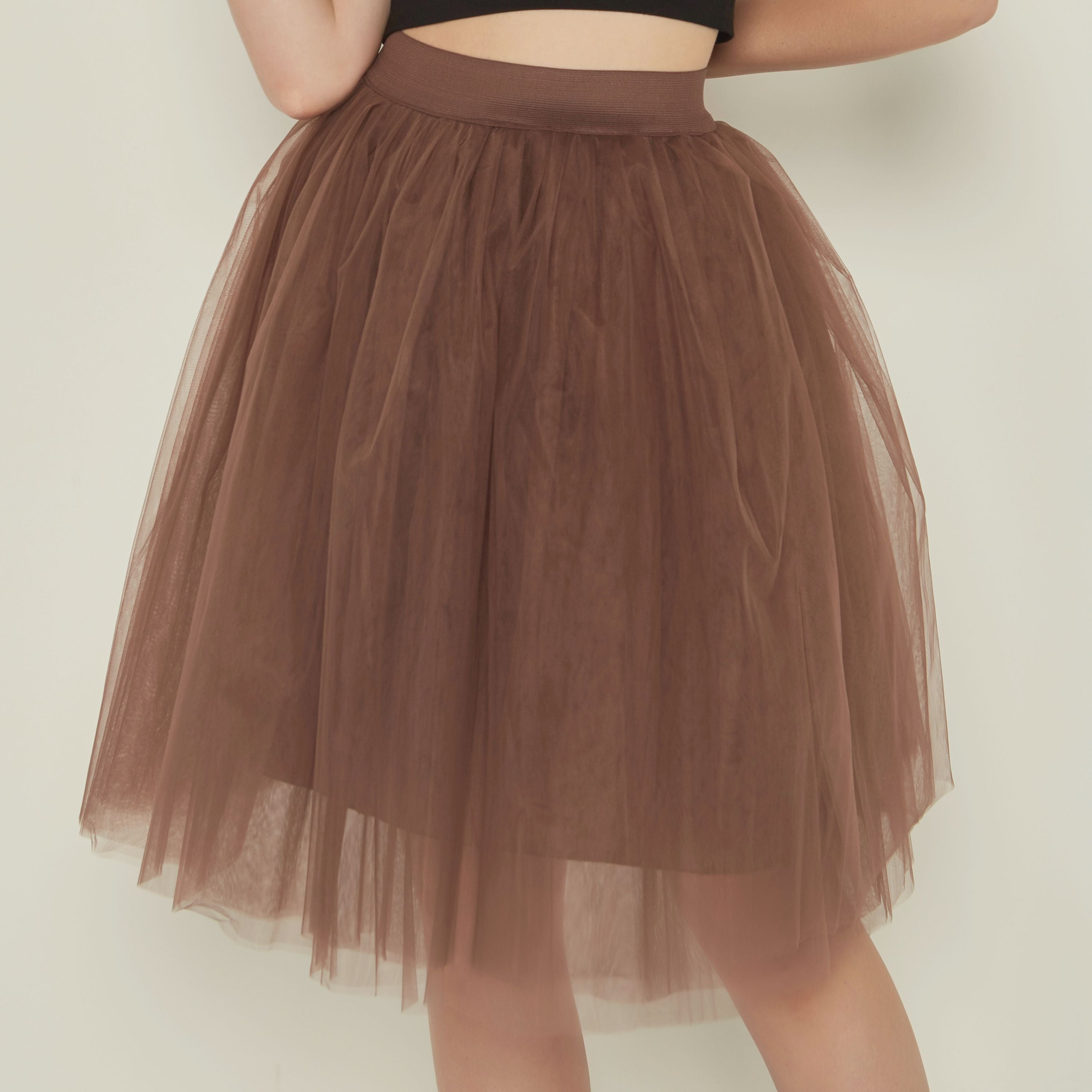 Quality 5 Layers Fashion Tulle Pleated TUTU Skirt