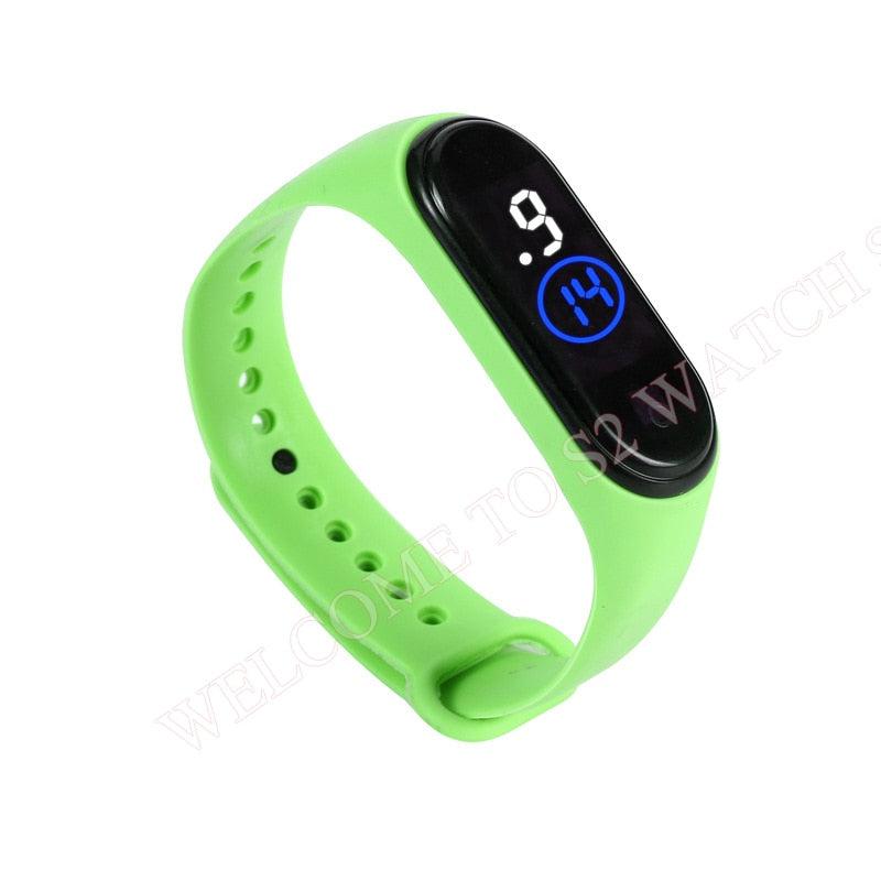 Candy Color Silicone Strap Watch LED Digital Watch Bracelet