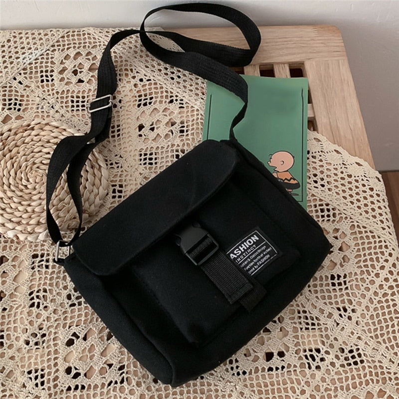 Women Canvas Bag Japan Style Girl Small Bag - Jeglowstore