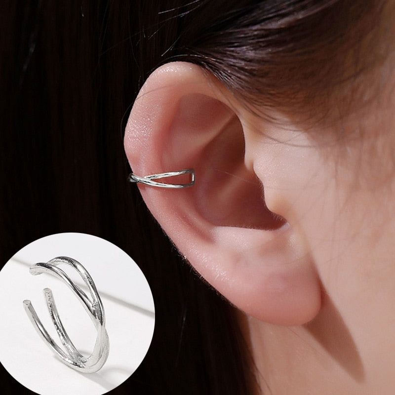 ZYZQ 1PC Metal No Pierced C Shape Ear Cuff