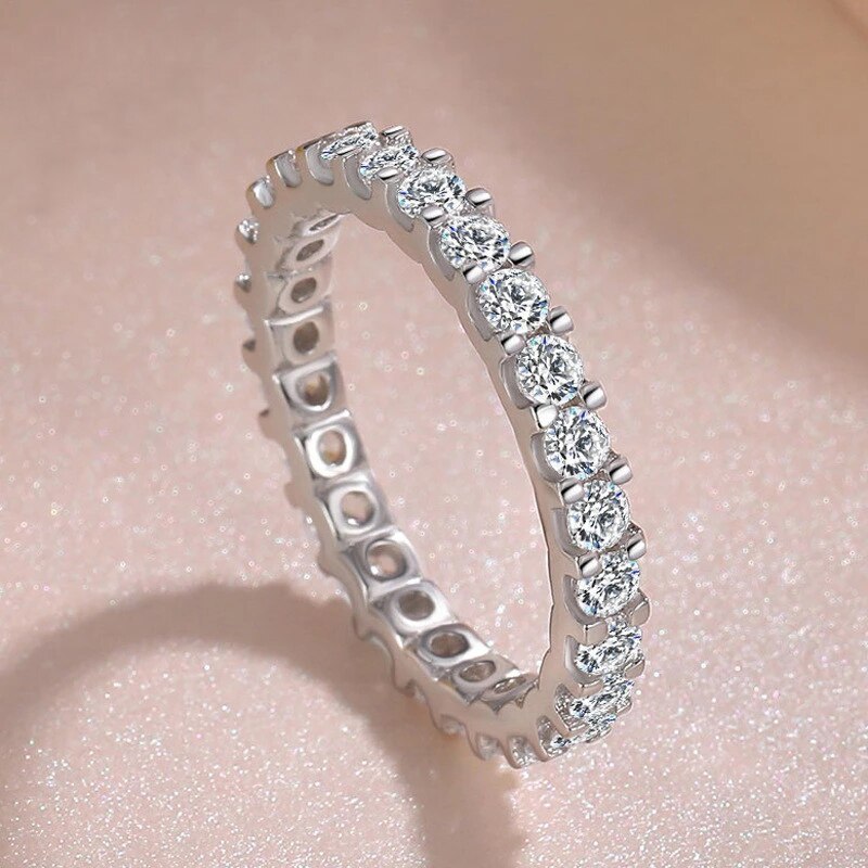 S925 Silver Cubic Zirconia Ring
