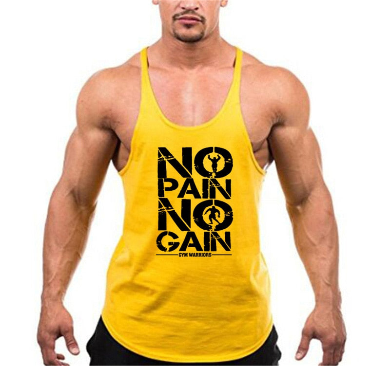 Summer Y Back Gym Stringer Cotton Fitness Vest