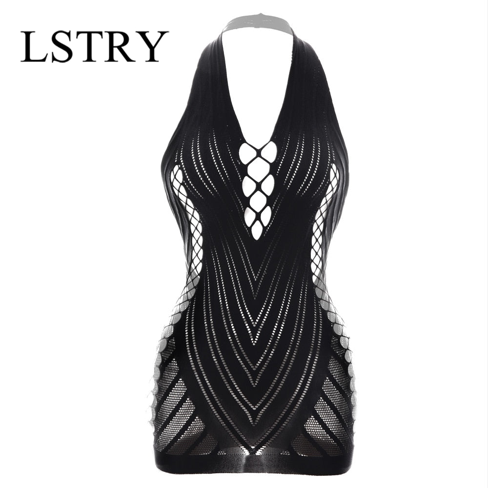 Hot Vestido Sexy Erotic Transparent Lingerie