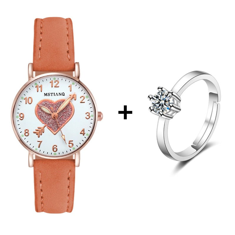 Exquisite Small Dial Quartz Clock Dress Wristwatch