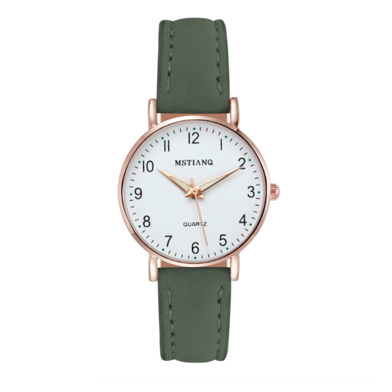 2022 New Watch Women Fashion Casual Leather Belt Watches