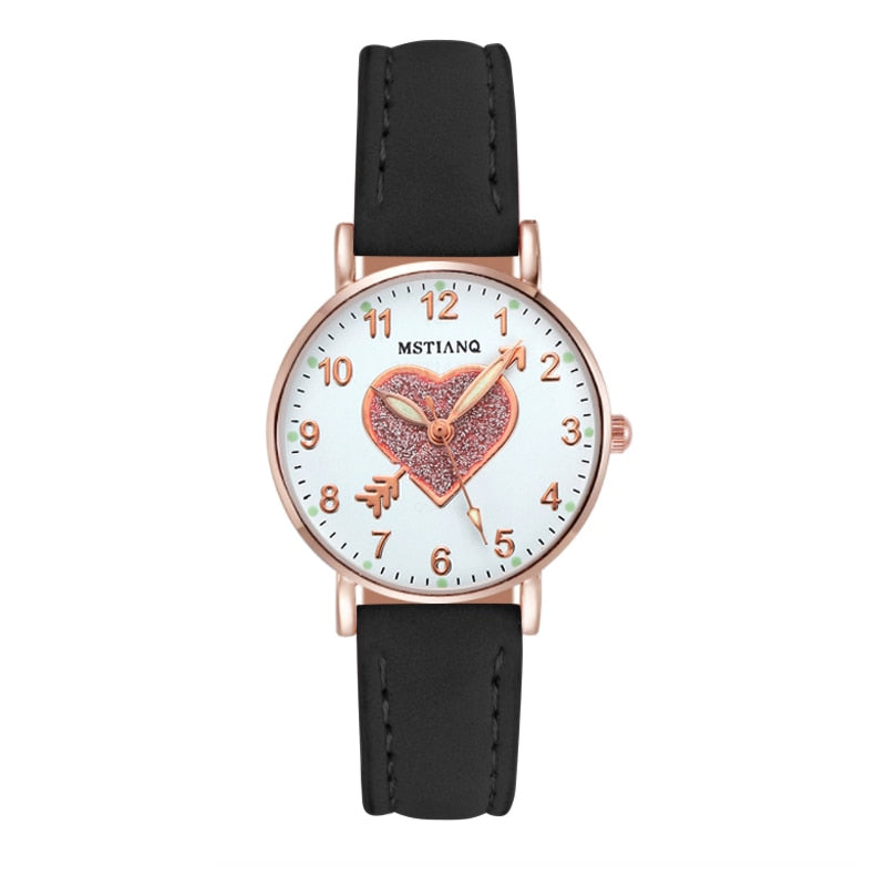 Exquisite Small Dial Quartz Clock Dress Wristwatch