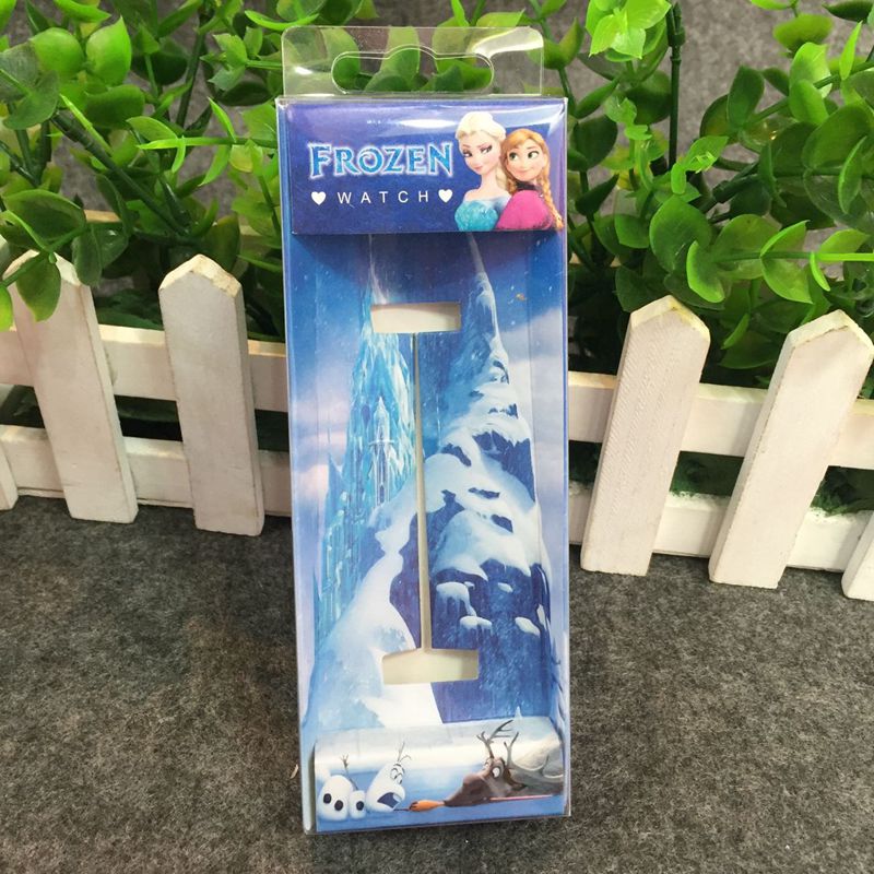 Elsa Watch Girls Elsa Princess Kids Watches Leather Strap Cute Children