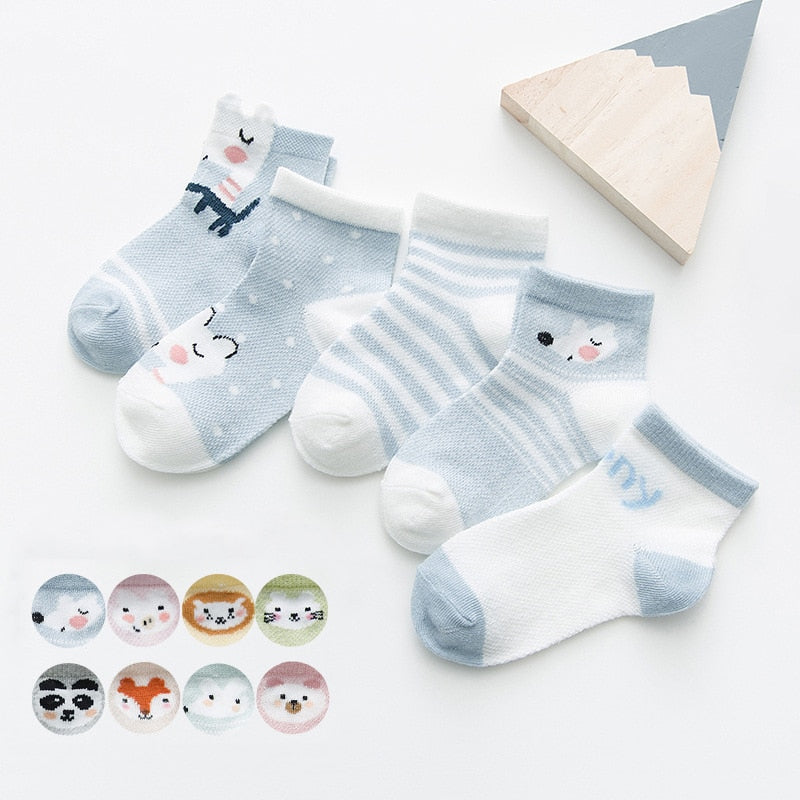 5Pairs/lot 0-2Y Infant Baby Socks Baby Socks