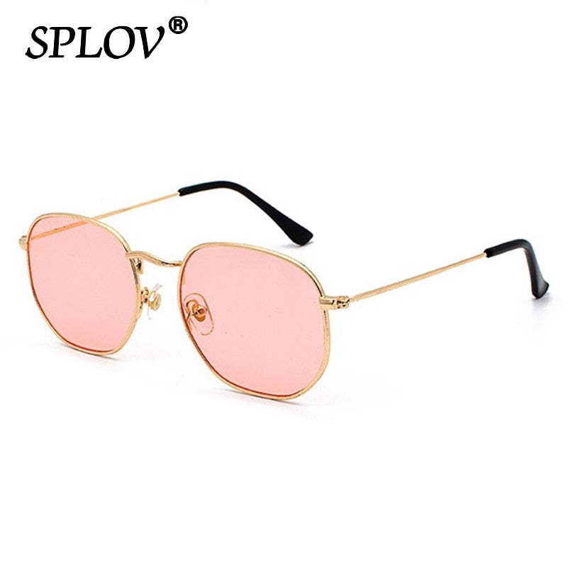 Men Women Sunglasses Square Polygon Sun Glasses Clasic Brand