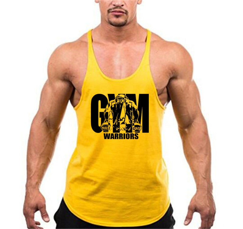 Summer Y Back Gym Stringer Cotton Fitness Vest