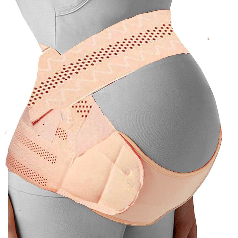 Pregnant Women Support Belly Band Back Clothes Belt Adjustable Waist Care Maternity Abdomen Brace Protector Pregnancy - Jeglowstore