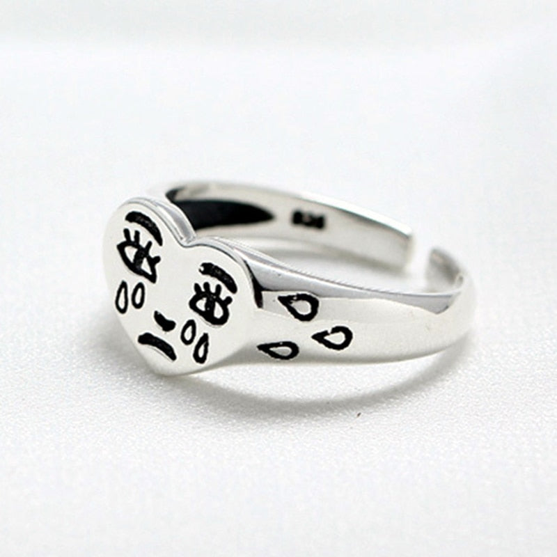 CAOSHI Delicate Pattern Engraved Ring Unisex