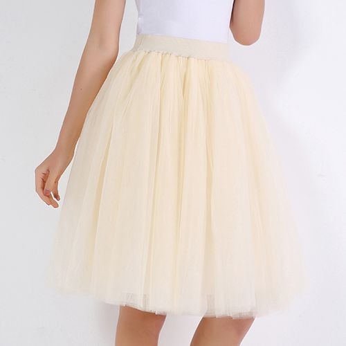 Quality 5 Layers Fashion Tulle Pleated TUTU Skirt