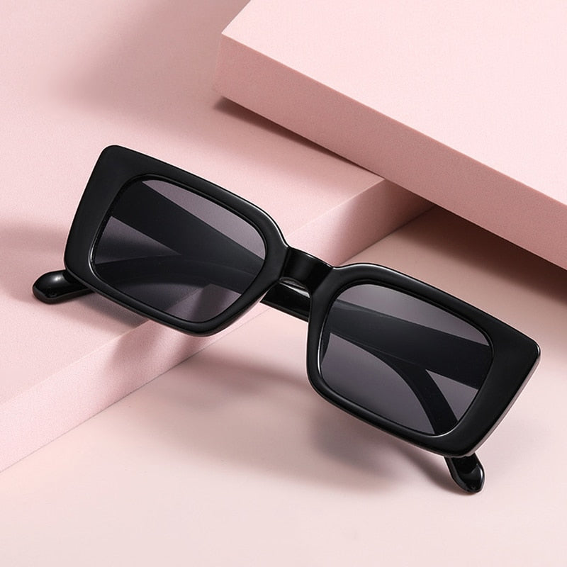 Retro Leopard Shades UV400 Trending Square Sun Glasses - Jeglowstore