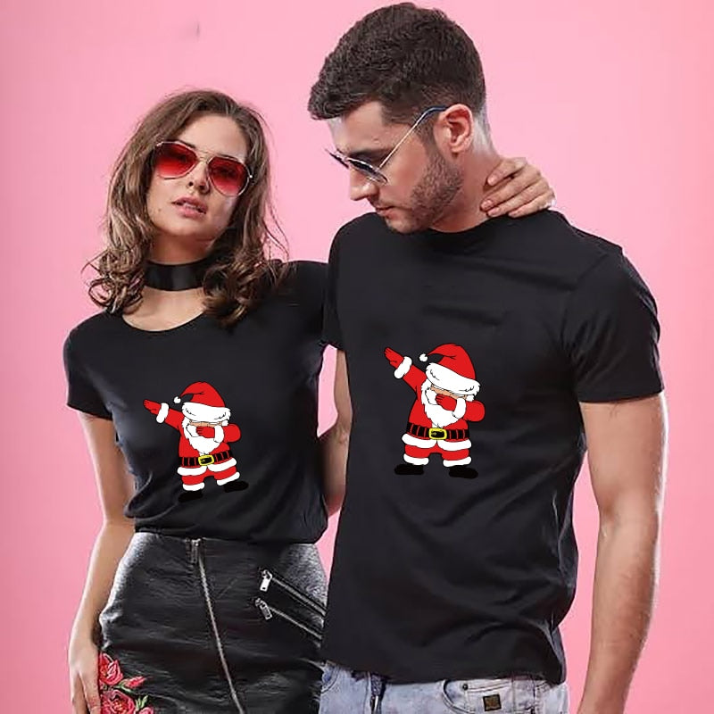 Couple T-shirt Summer Couple LOVE Printed Clothes Couple Tshirt