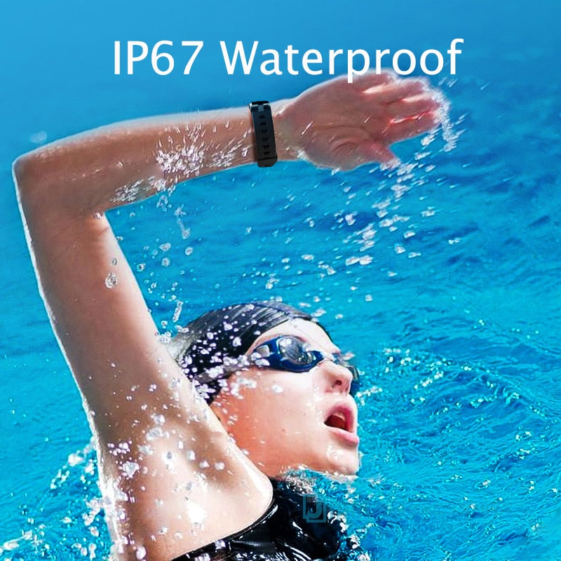 Fitness Tracker Android iOS Heart Rate Monitor Electronic Waterproof Smart Watch