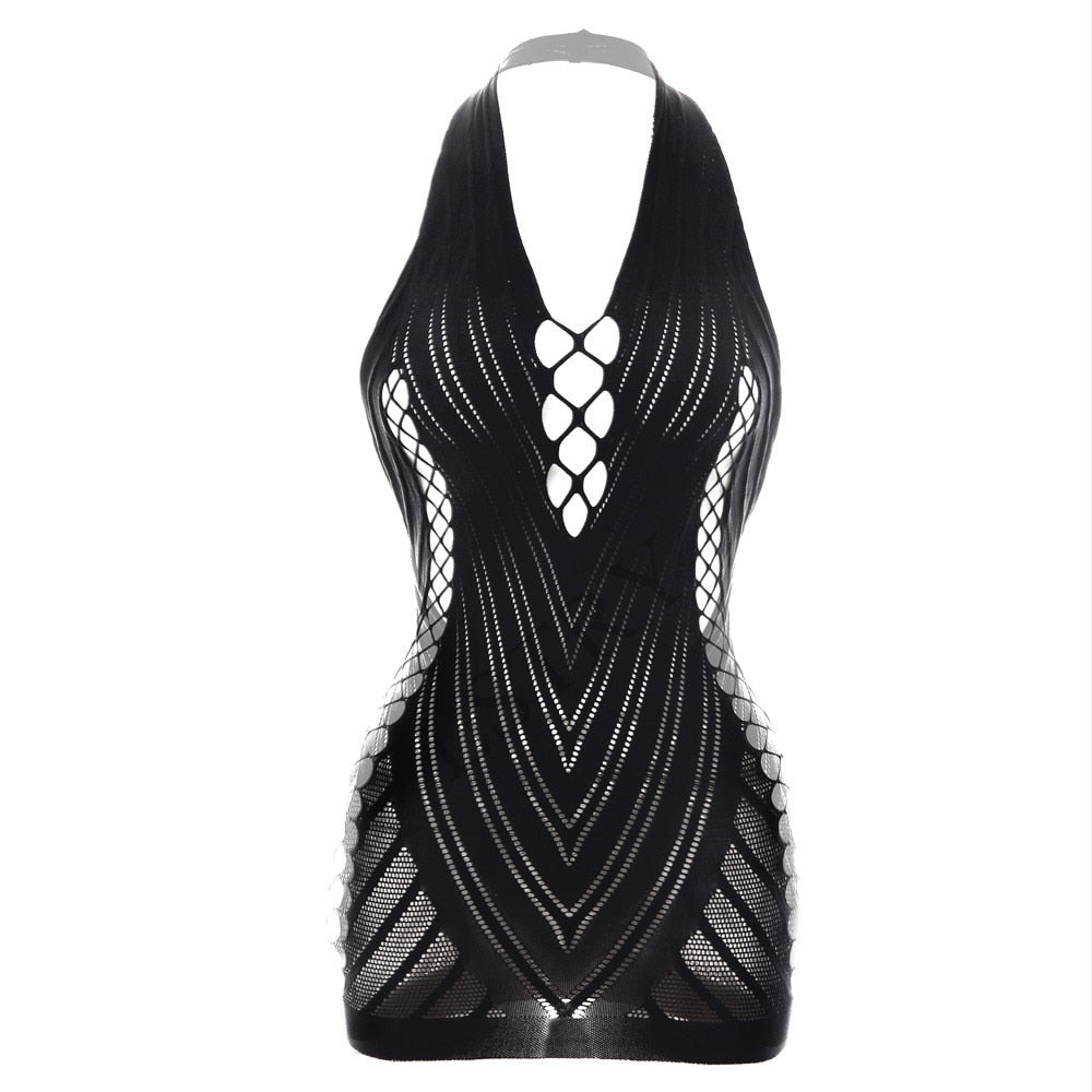 Hot Vestido Sexy Erotic Transparent Lingerie