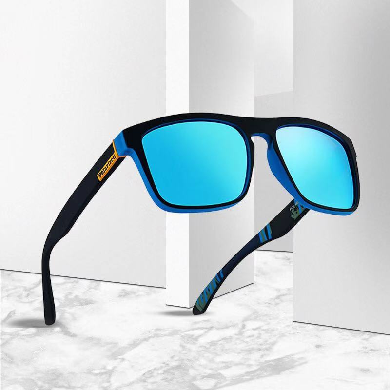 DJXFZLO Polarized Classic Design Mirror Square Sunglasses