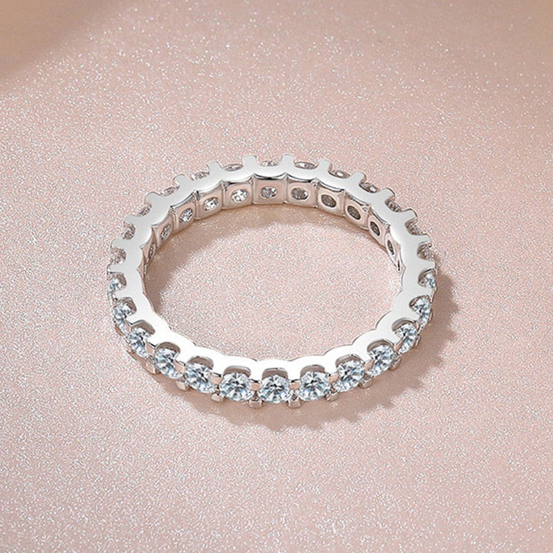 S925 Silver Cubic Zirconia Ring