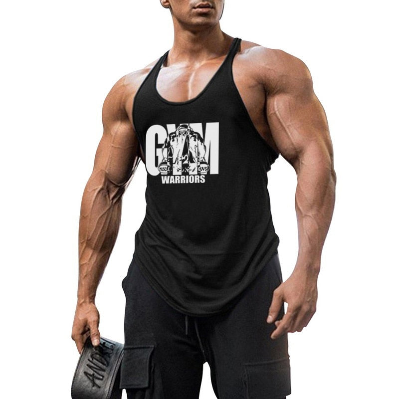 Summer Y Back Gym Stringer Cotton Fitness Vest