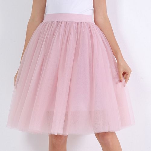 Quality 5 Layers Fashion Tulle Pleated TUTU Skirt