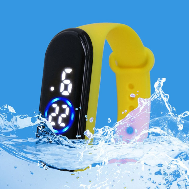 Candy Color Silicone Strap Watch LED Digital Watch Bracelet