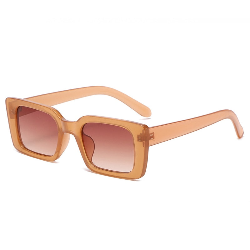 Retro Leopard Shades UV400 Trending Square Sun Glasses - Jeglowstore