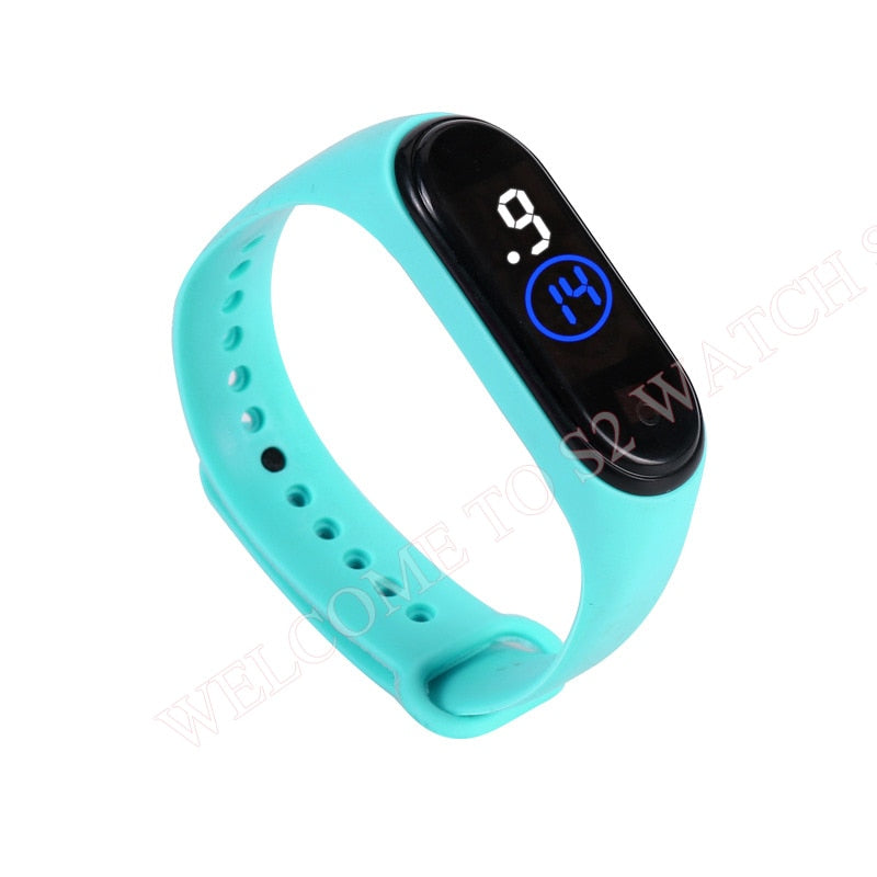 Candy Color Silicone Strap Watch LED Digital Watch Bracelet