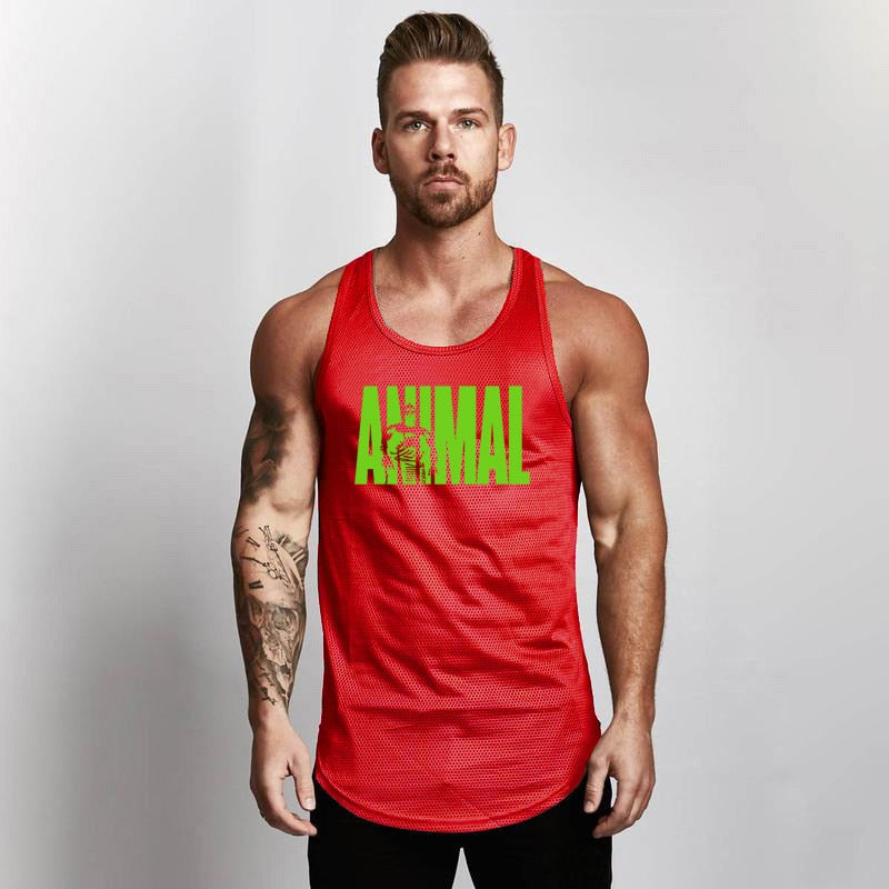 Summer Brand Fitness Tank Top Men Bodybuilding