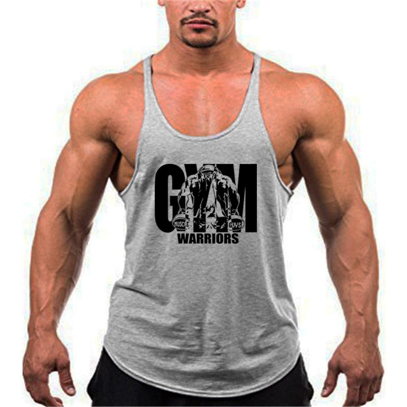 Summer Y Back Gym Stringer Cotton Fitness Vest