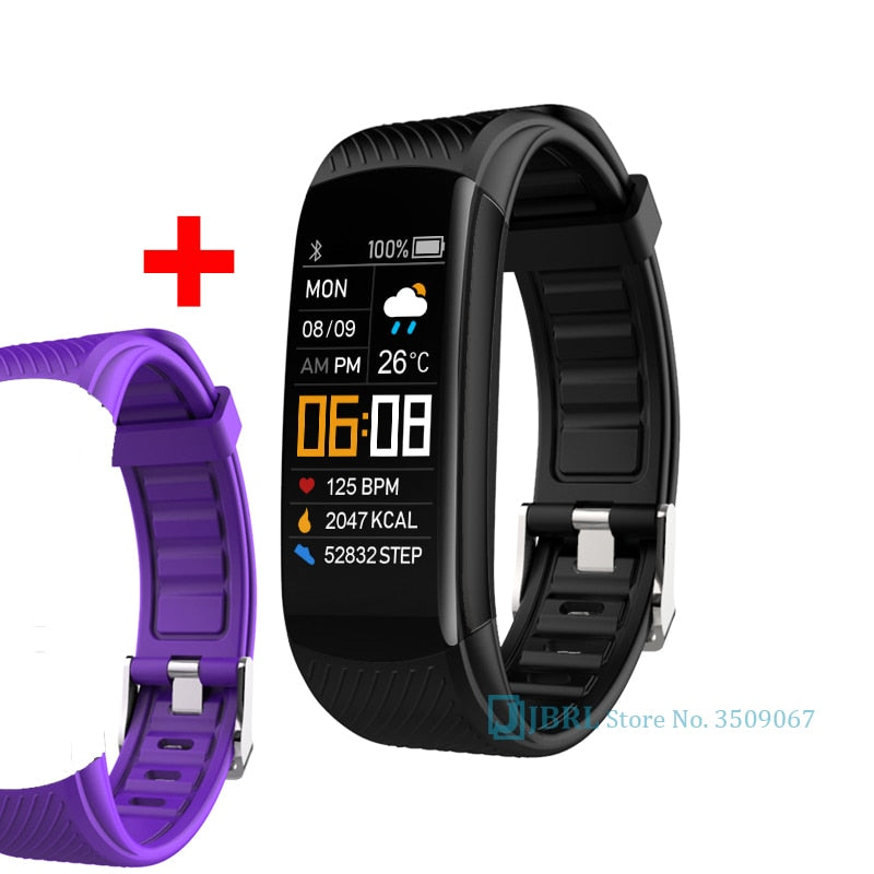 Fitness Tracker Android iOS Heart Rate Monitor Electronic Waterproof Smart Watch